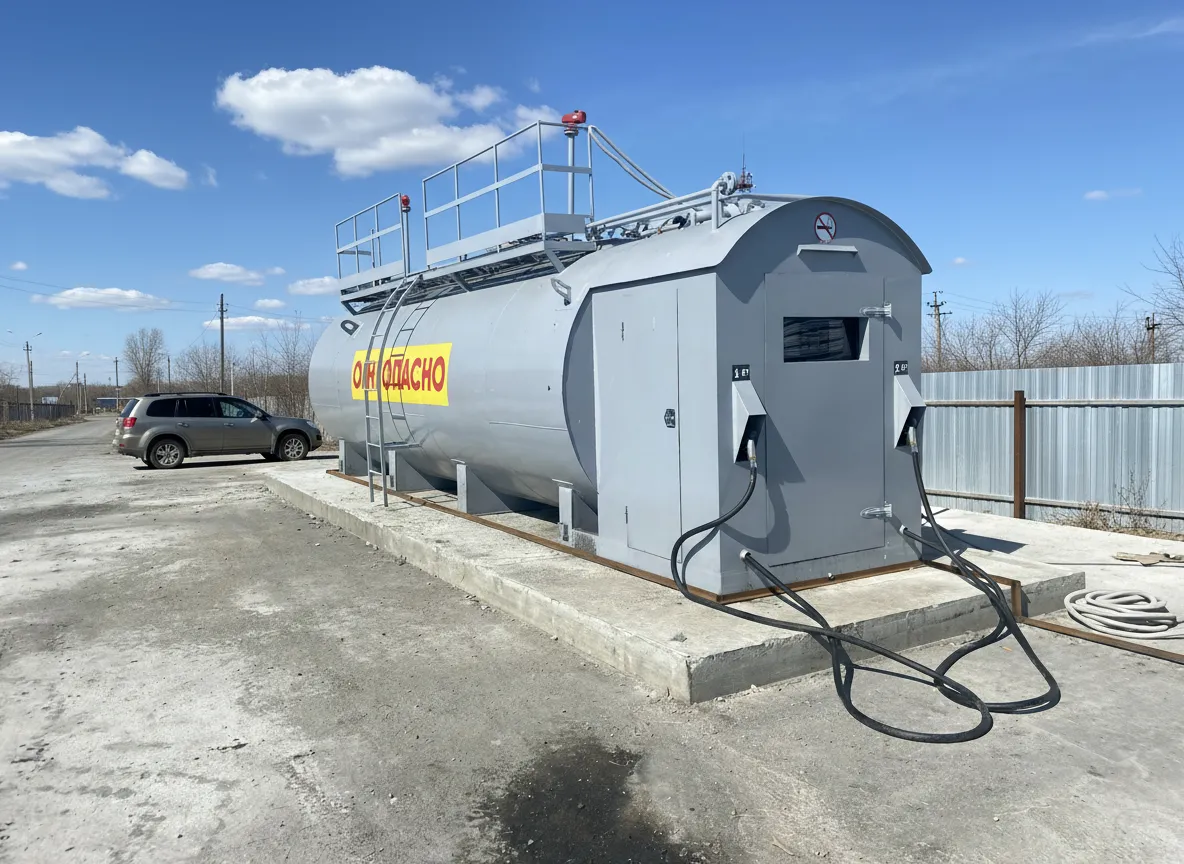 Облачный контроль остатков топлива в КАЗС в режиме реального времени